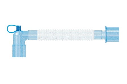 фото Переходник гибкий угловой 22F + 15F/22М + порт Luer